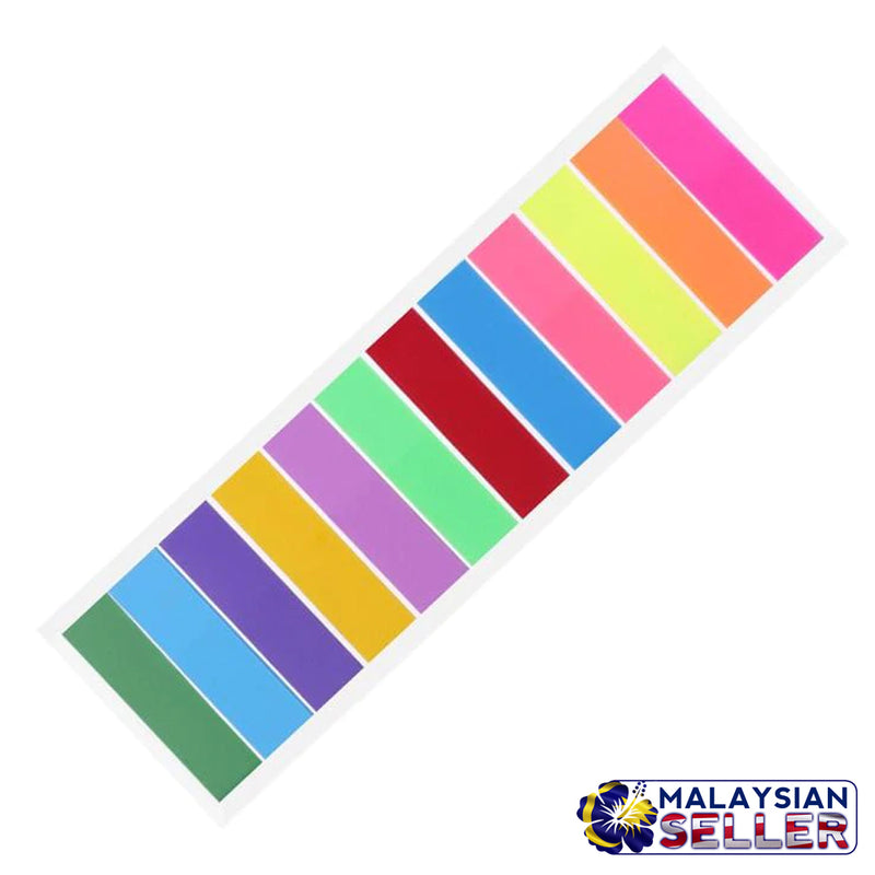 idrop [ SET OF 3 ] 12 COLOR Multicolor Sticky Note - 12mm x 45mm