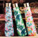 idrop 400ml BANANA FLAMINGO - Floral / Colorful Vacuum Flask