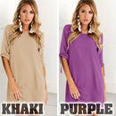 idrop NEWDRESS Women's Chiffon Loose Casual Dress