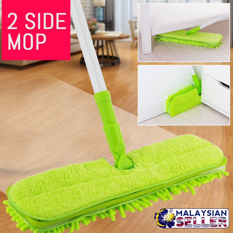 idrop DOUBLE SIDE MOP - 360 Angle Retractable Sweeper
