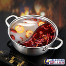 idrop [ 30CM ] HOT POT - 2 Compartment Cooking Pot