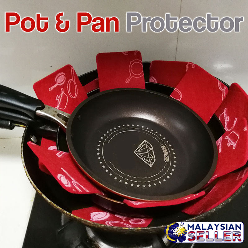 idrop POT & PAN PROTECTOR - Felt Cushion Under layer Protection