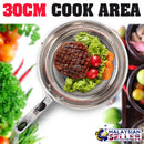 idrop 30CM Kitchen Cooking Round Single Handle Pan