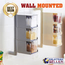 idrop Wall Mount Seasoning Spice Box Storage [ 3 LAYER ]