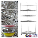 idrop 5 Layer Corner Kitchen Storage Shelf Rack