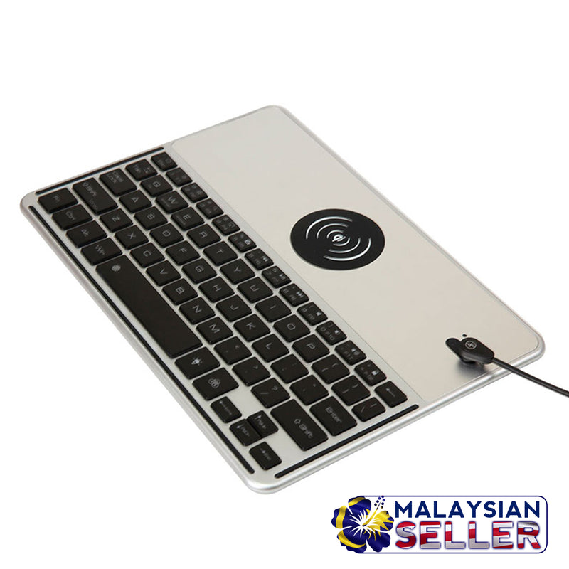 idrop Smart LED Keyboard with Wireless Charger - Bluetooth Keyboard & Wireless Charger