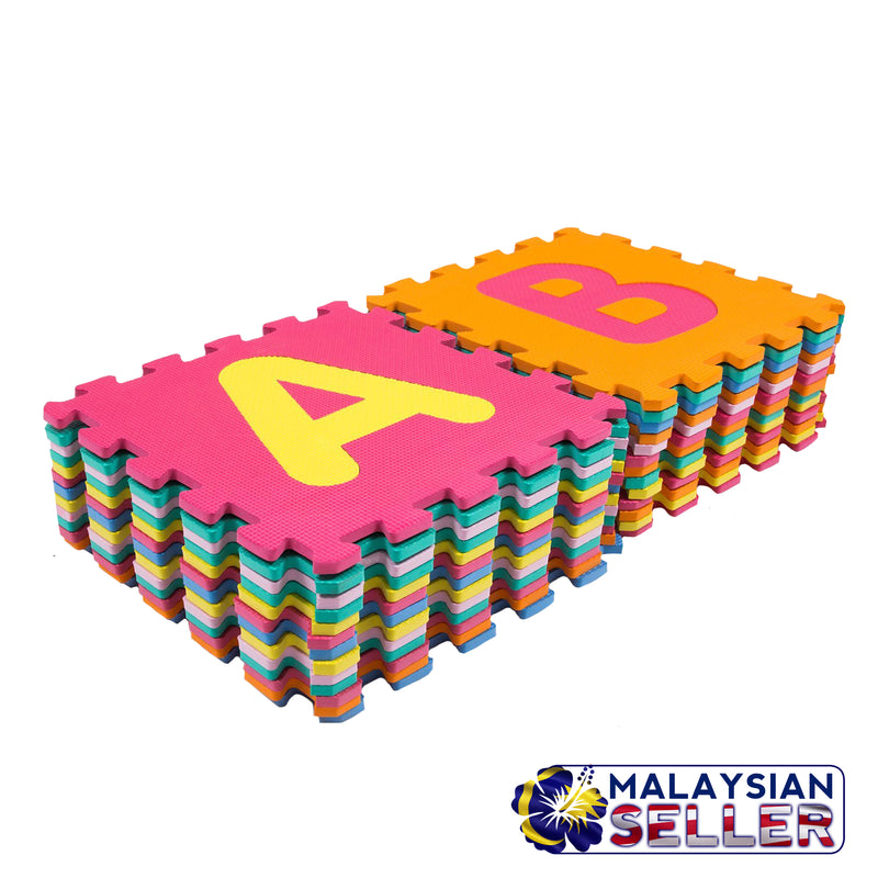idrop Alphabet Puzzle Color Mat with Random Colorful Colors For Children Education