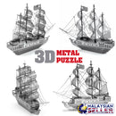 idrop BLACK PEARL SHIP [ Nano Puzzle ] - 3D Lasercut Metal Puzzle