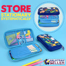 idrop ANIMALS WORLD 3D Emboss Kids Pencil Case