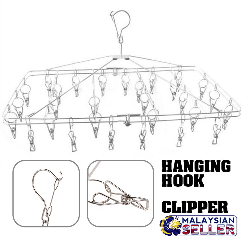 idrop Foldable Sock Laundry Hanger