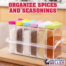 idrop [ 6PCS ] Seasoning Spice Rack Storage