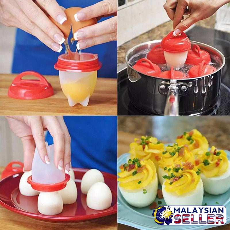 idrop Silicone Boil Egg Boiling Pods [ 6pcs ]