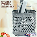 idrop Kitchen Hanging Utensil Draining Rack Storage