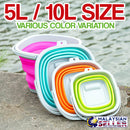 idrop 5L / 10L Square Collapsible Bucket
