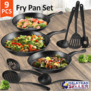 idrop Kitchen Cookware Cooking Pans & Utensils Set [ 9PCS  ]