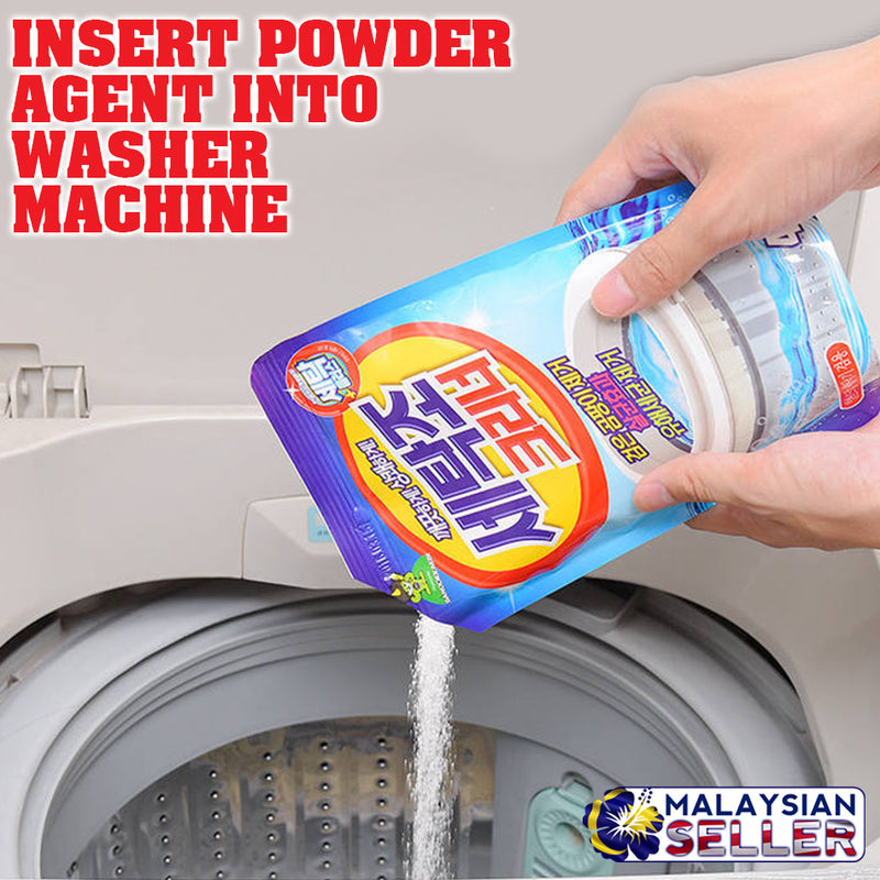 idrop [ 450g ] WASHING MACHINE CLEANER Cleaning Agent Powder