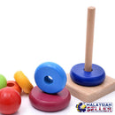 idrop STACKING TOY TOWER - Children Wooden Interactive Toy