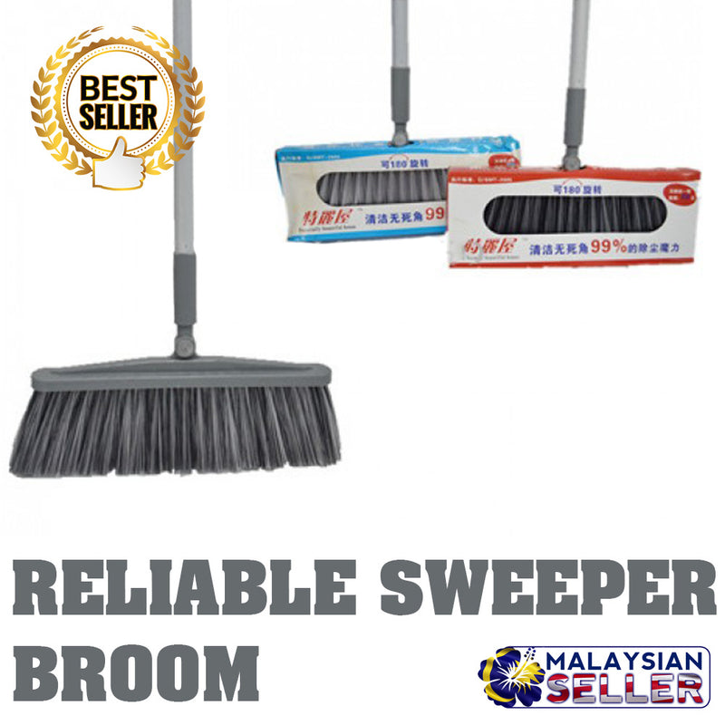 idrop 180 DEGREE Angle Adjustment Broom Sweeper