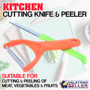 idrop 3PCS Kitchen Knife Peeler Cutting Board Set