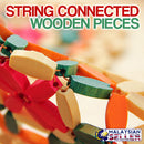 idrop Floral Round Wooden Tableware Placemat