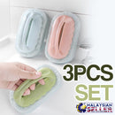 idrop Kitchen Cleaning Sponge Hand Grip Scrubber [ 3 PCS ]