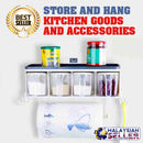 idrop SEASONING STORAGE - Kitchen Wall Mount Rack Shelf