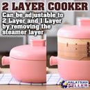 idrop 2.5L 2 Layer Hot Pot Cooker & Steamer