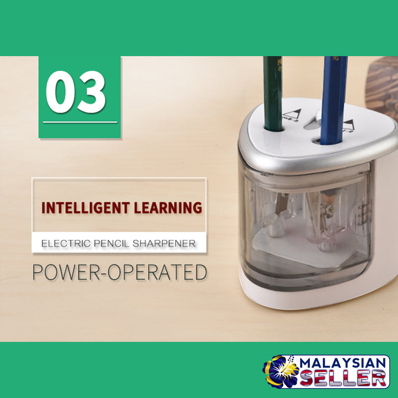 idrop Automatic Electric 2-Hole Compact Pencil Sharpener