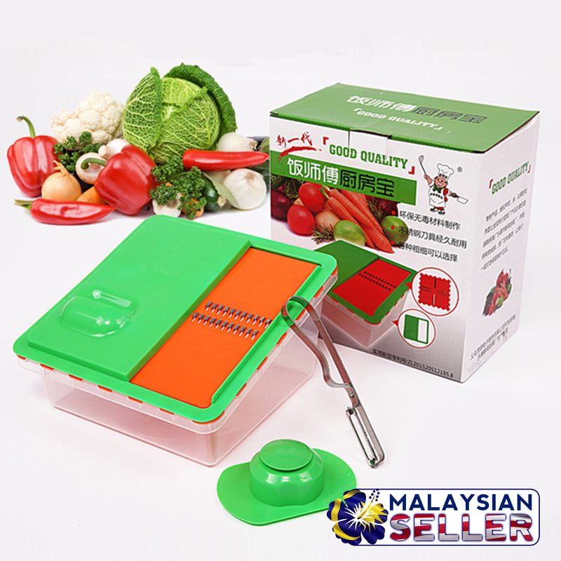 idrop Fruit & Vegetable Shredder / Slicer / Mincer Container Box Kitchen Tools