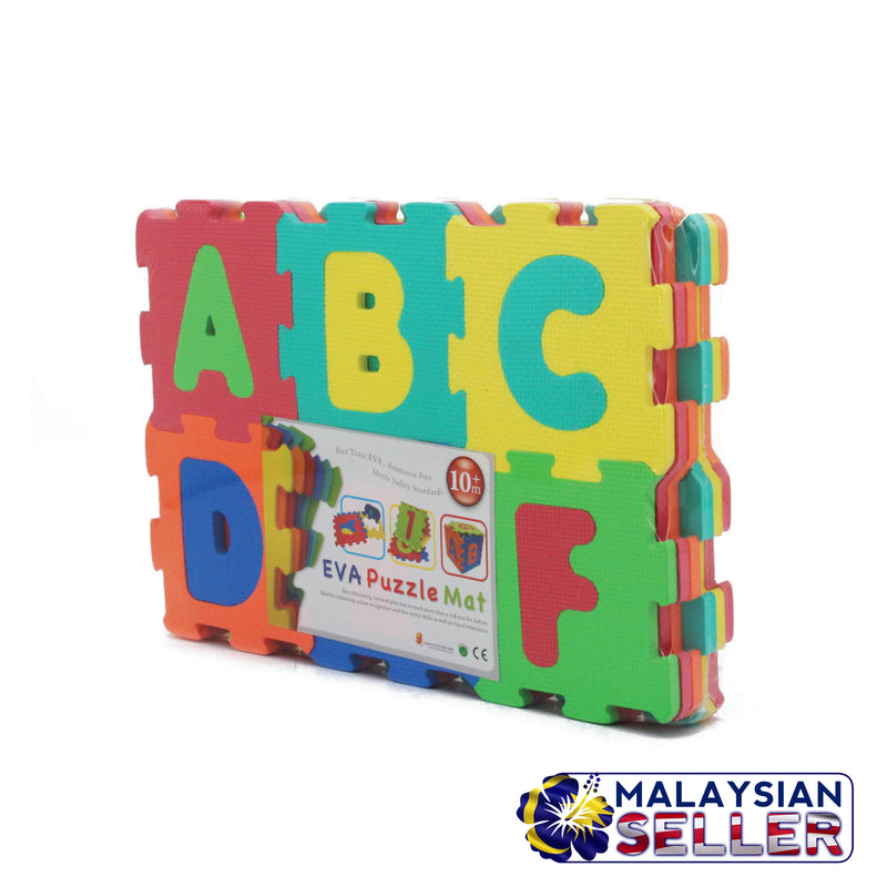 idrop Number and Alphabet Eva Foam Puzzle Color Mat Baby / Child Learn and Play