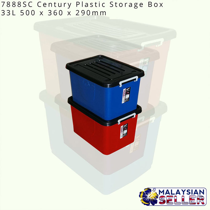 idrop 33L Storage Box with Wheel [ 7888SC ] [ 1 Box ]