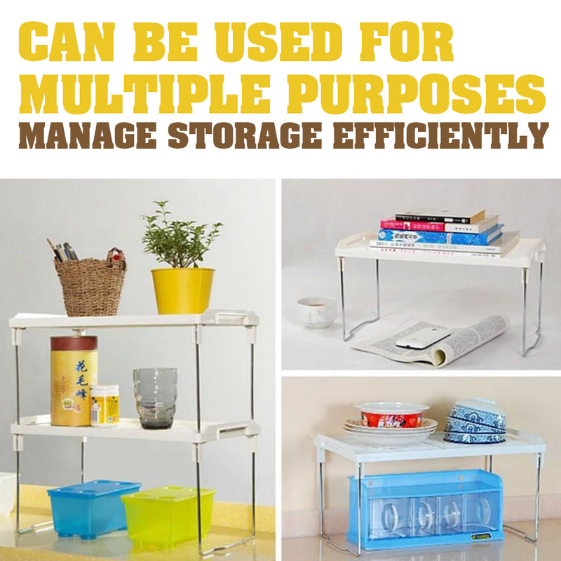 idrop MOVABLE - Foldable Storage Rack Shelf