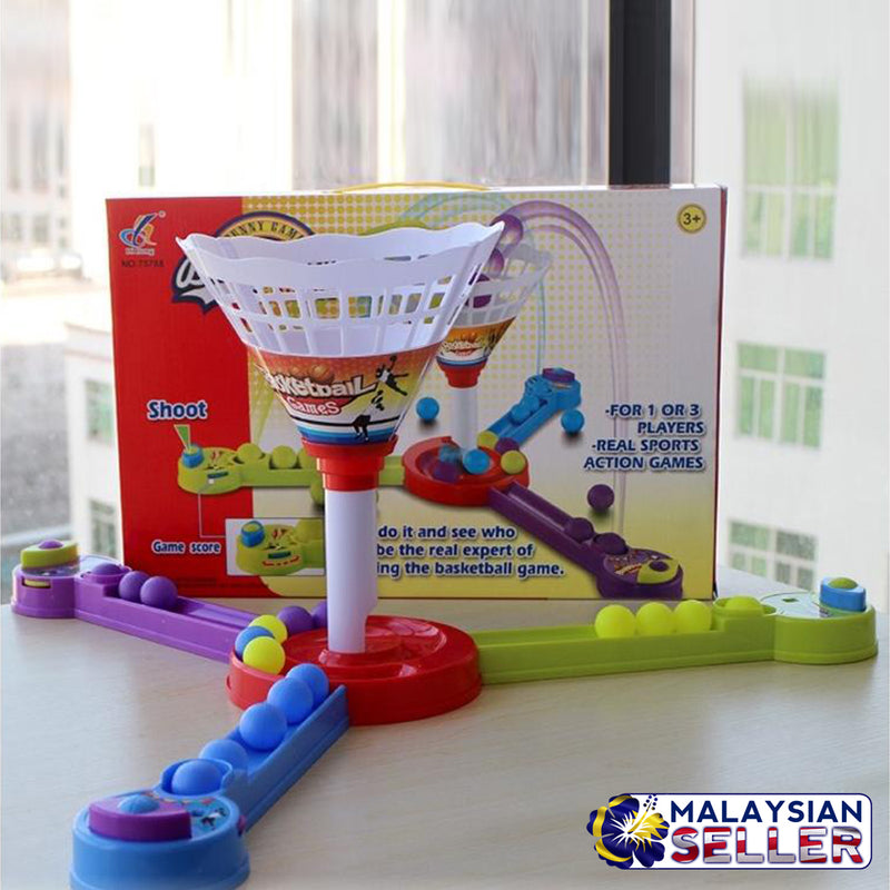 idrop Funny Game Ball Shoot Activate Triple Challenge Catapult Shooting Game Toys for Children