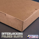 idrop [ 20pcs ] Plain Brown Lunch Box Use Paper [ LARGE / MEDIUM ][ 253gsm + ISPE ]