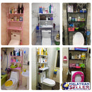 idrop 3 LAYER TOILET BATH SHELF - Vertical Storage Shelving Rack