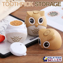 idrop TOOTHPICK OWL - Mini Toothpick Storage Container