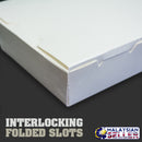 idrop [ 20pcs ] Plain White Lunch Box Use Paper [ LARGE / MEDIUM ][ 245gsm + ISPE ]