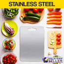 idrop Thin Stainless Steel Kitchen Cutting Chopping Board