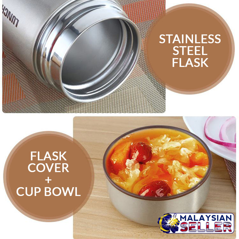 idrop Stainless Steel Thermo Pot Lunch Box Flask [ 1000ml ]