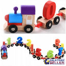 idrop NUMBER TRAIN - Numeric Wooden Train Learning Toy