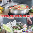 idrop 32CM Stainless Steel Kitchen Soup Cooking Pot