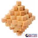 idrop BRAIN TEASER [ Diamond ] - Interlocking Wooden Toy Blocks
