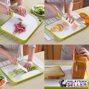 idrop High-End Spill Proof Textured Kitchen Chopping Cutting Board