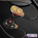 idrop QUADRO Double Ring Stereo Earphone Headset Headphone