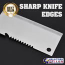 idrop Cooking Kitchen Chopping Knife with Teethed Edges