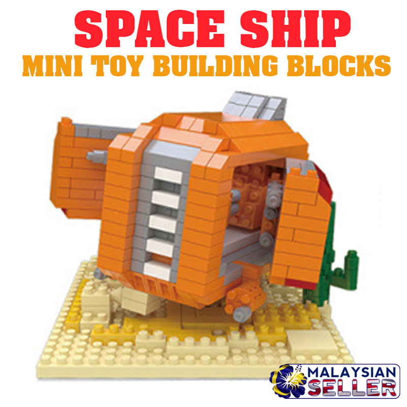 idrop [ Space Ship ] ( 566 Pcs ) Model Toy Mini Building Blocks