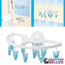 idrop 10-CLIP Drying Rack Wall Suction Mount