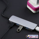 idrop USB C to USB 3.0 x4 Port + PD Reader