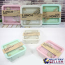 idrop 1100ml Square Bento Lunchbox with Eating Utensils