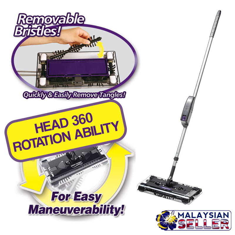 idrop 360 Multi Direction Maneuverable Floor Sweeper Cleaner